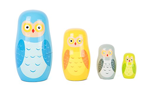 Small Foot Matrjoschka Eulenfiguren aus Holz, Motorikspiel in 4 verschiedenen Größen, für Kinder ab 3 Jahren, 10620 Small Foot Matrjoschka Eulenfiguren aus Holz, Motorikspiel in 4 verschiedenen Größen, für Kinder ab 3 Jahren, 10620 von Small Foot