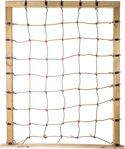 Small Foot Kletternetz mit Achterhaken, zur Befestigung an dreiseitigen Holzrahmen, für Kinder ab 3 Jahren, 11876 Spielzeug von Small Foot