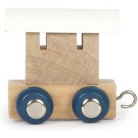 Small Foot 12569 - Buchstabenzug Polar Waggon schneeweiß & natur von small foot
