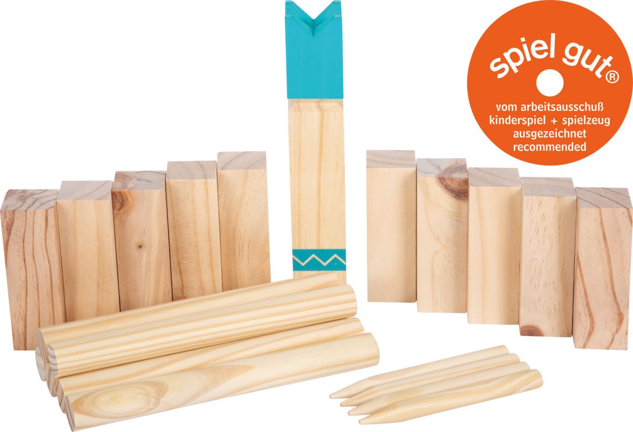 Wikingerspiel Kubb kompakt „Active“, small foot von small foot