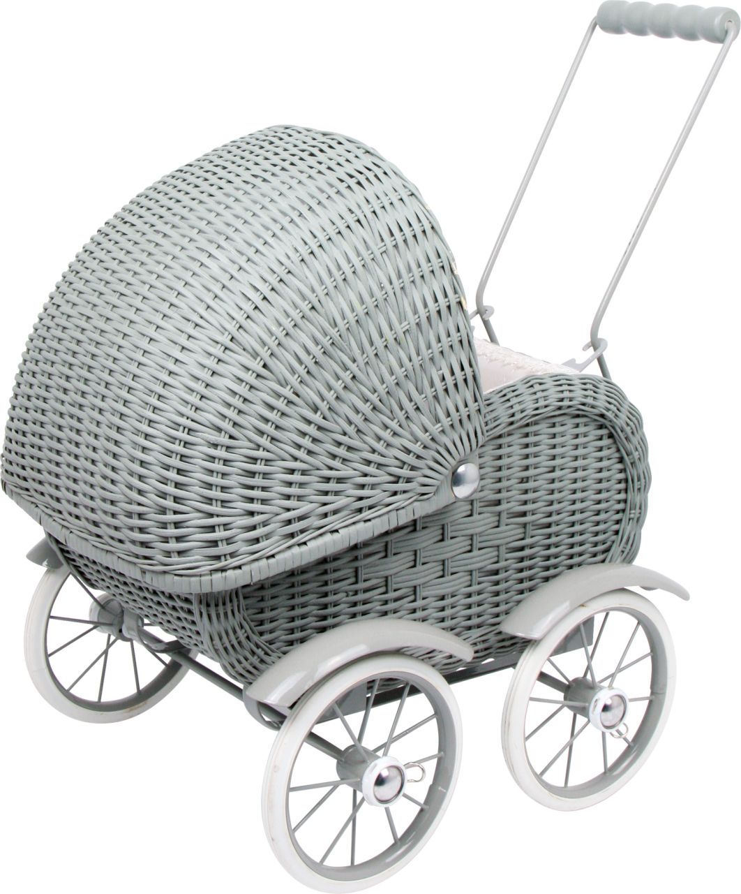 ausgelaufen Puppenwagen Vintage grau, small foot von small foot