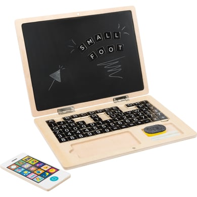 small foot® Holz-Laptop mit Magnet-Tafel von small foot