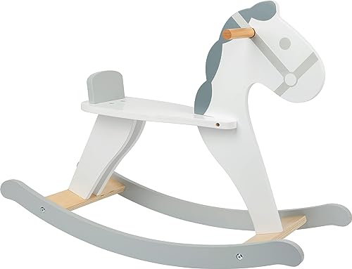 small foot Schaukelpferd Skandi aus Holz, mit Rückenlehne und zwei festen Griffen, für Kinder ab 3 Jahren, 11523 small foot Schaukelpferd Skandi aus Holz, mit Rückenlehne und zwei festen Griffen, für Kinder ab 3 Jahren, 11523 von Small Foot
