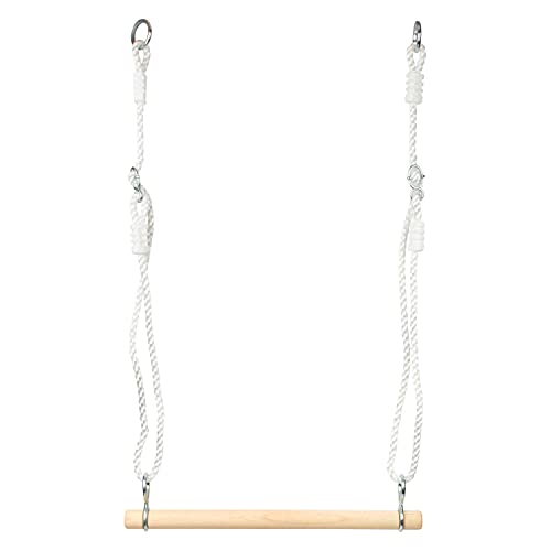 small foot Holztrapez aus Holz, mit längenverstellbaren Seilen, auch als Turnstange oder Schaukel, In- & Outdoor, 11586, Breit small foot Holztrapez aus Holz, mit längenverstellbaren Seilen, auch als Turnstange oder Schaukel, In- & Outdoor, 11586, Breit von Small Foot