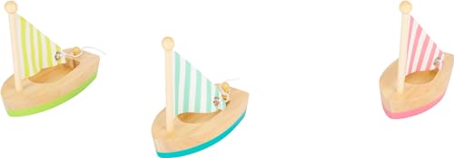 small Foot Wasserspielzeug Segelboote aus Holz, 3er Set Badespielzeug, Holzboote für Kinder ab 2 Jahre, 11653 Badewannenspielzeug Spielzeug small Foot Wasserspielzeug Segelboote aus Holz, 3er Set Badespielzeug, Holzboote für Kinder ab 2 Jahre, 11653 Badewannenspielzeug Spielzeug von Small Foot