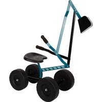 small foot 12798 - Bagger mit Rädern blau von small foot GmbH & Co. KG