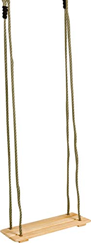 small foot Brettschaukel aus Holz, für drinnen und draußen geeignet, belastbar bis 100 kg, ab 3 Jahren, 1047, Holzfarbend small foot Brettschaukel aus Holz, für drinnen und draußen geeignet, belastbar bis 100 kg, ab 3 Jahren, 1047, Holzfarbend von Small Foot