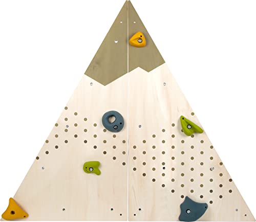 small foot Kletterwand "Adventure" aus Holz, Bewegungsspielzeug für Kinder, flexibel erweiterbar, ab 3 Jahren, 12310 von Small Foot