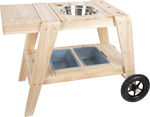 Small Foot Matschküche kompakt aus Holz, praktische Outdoorküche in kompakter Größe mit Rädern, ab 3 Jahren, 12421 Small Foot Matschküche kompakt aus Holz, praktische Outdoorküche in kompakter Größe mit Rädern, ab 3 Jahren, 12421 von Small Foot