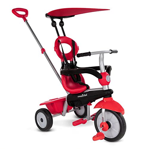 smarTrike Zoom Kleinkind-Dreirad für 1-, 2-, 3-jährige – 4-in-1 mehrstufiges Dreirad, rot smarTrike Zoom Kleinkind-Dreirad für 1-, 2-, 3-jährige – 4-in-1 mehrstufiges Dreirad, rot von smarTrike