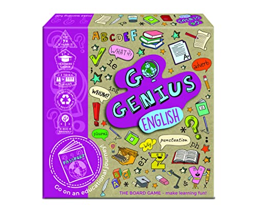 Go Genius English - Educational Board Game Supporting Key Stage 1 & 2 Learning, Suitable for 7+ Years von SmartGames