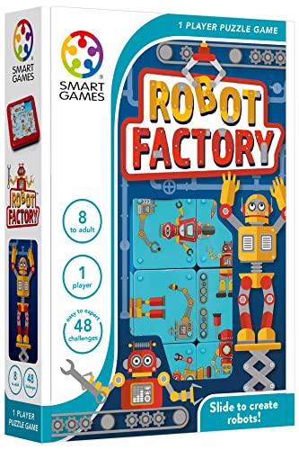 Smart Games - Robot Factory, Puzzle Game with 48 Challenges, 8+ Years von SmartGames