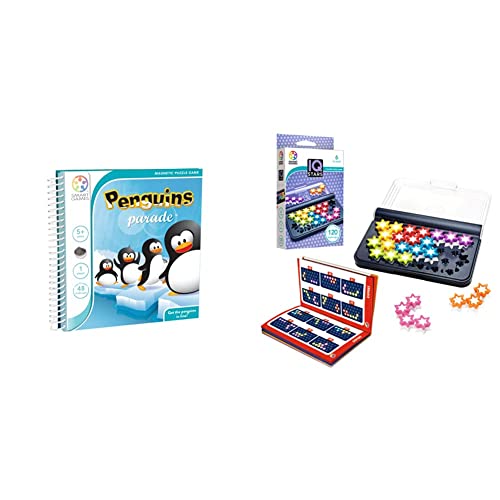 smart games SGT 260-8 260-8-Spiel Magnetic Penguins Parade & IQ Stars SG411 von SmartGames