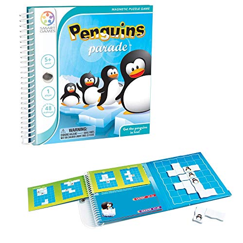 SmartGames - Penguins Parade, Magnetic Puzzle Game with 48 Challenges, 5+ Years von SmartGames