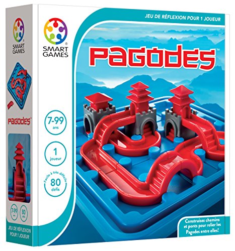 SmartGames SG 283 FR Pagoden, Drachen-Edition Denkspiele von SmartGames