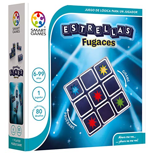 SmartGames Fugaces Stars | Kinderpuzzle | Brettspiele für Kinder 6 Jahre | Lernspiele für 1 Spieler | Kinderspiele | Geschenke für Kinder SmartGames Fugaces Stars | Kinderpuzzle | Brettspiele für Kinder 6 Jahre | Lernspiele für 1 Spieler | Kinderspiele | Geschenke für Kinder von SmartGames