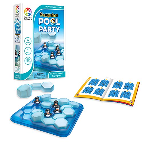 Smart Games - Penguins Pool Party, Puzzle Game with 60 Challenges, 6+ Ages von SmartGames
