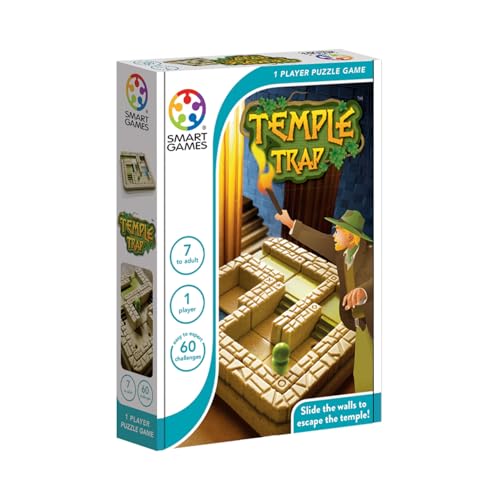 smart games SG437ES Temple Trap, Educational Board Games, Kids Toys, Smartgames, Puzzle Toy for Toddlers, Mehrfarbig von SmartGames