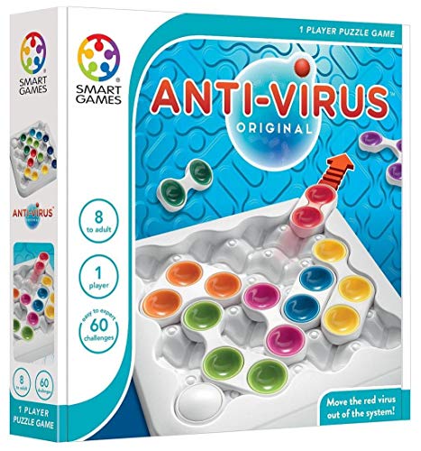 smart games - Anti-Virus, Puzzle Game with 60 Challenges, 7+ Years von SmartGames