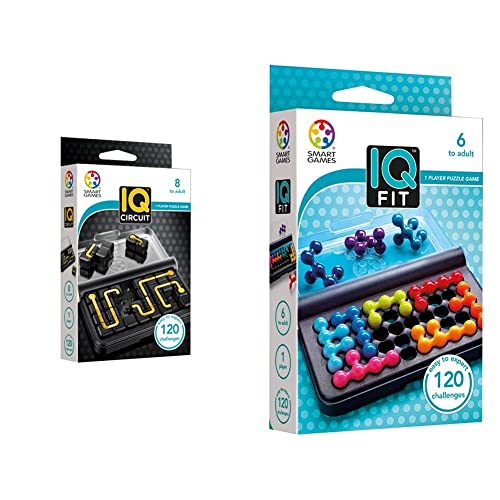 smart games - IQ Fit, Puzzle Game with 120 Challenges, 6+ Years & - IQ Circuit, Puzzle Game with 120 Challenges, 8+ Years von smart games
