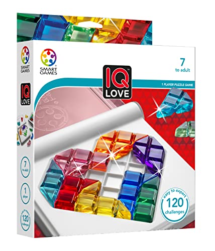 smart games - IQ Love, Puzzle Game with 120 Challenges, 2 Playing Modes, 7+ Years von SmartGames