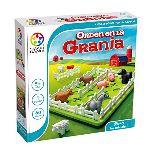 Smart Games – Orden auf dem Bauernhof, Lernspiel, Spielzeug für Kinder, Mehrfarbig (Ludilo SG091ES) von SmartGames