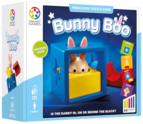 SmartGames - Bunny Boo, Preschool Puzzle Game with 60 Challenges, 2+ Years von SmartGames