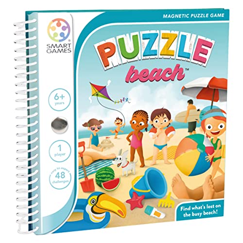 Smart Games - Puzzle Beach, Magnetic Puzzle Game with 48 Challenges, 6+ Years von SmartGames