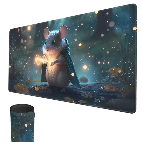 MTG Spielmatte Genäht Kanten, rutschfeste MTG Spielmatten, TCG Spielmatte 24“ x 14“ Board Game MTG Matten + Aufbewahrungstasche Für Personen ab 14 Jahren 4 Spieler von smatcamp