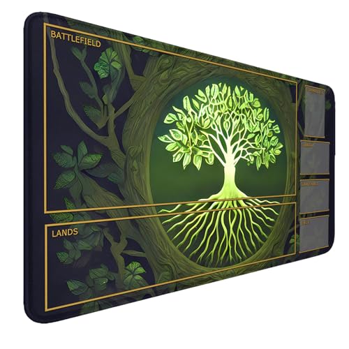 smatcamp MTG Spielmatte, 24“ x 14“ MTG Spielmatte mit Zonen, genähte Kanten Spielmatte Trading Card Game Spielmatten Mauspad Glatte Gummioberfläche TCG Spielmatte mit Aufbewahrungsbeutel smatcamp MTG Spielmatte, 24“ x 14“ MTG Spielmatte mit Zonen, genähte Kanten Spielmatte Trading Card Game Spielmatten Mauspad Glatte Gummioberfläche TCG Spielmatte mit Aufbewahrungsbeutel von smatcamp