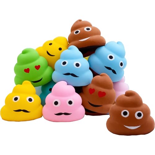 20 Squishy-Spielzeuge in Kackaform mit lustigen Gesichtern | Geburtstagsgeschenke für Kinder in der Schule, Pinata-Füllung, Anti-Stress-Spielzeuge aus weichem Gummi 20 Squishy-Spielzeuge in Kackaform mit lustigen Gesichtern | Geburtstagsgeschenke für Kinder in der Schule, Pinata-Füllung, Anti-Stress-Spielzeuge aus weichem Gummi von smile items