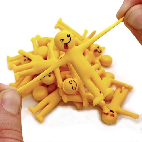 20 Elastische Gelbe Smiley-Figuren aus Weichem Gummi | Geburtstagsgeschenke für Kinder, Schulpreise, Piñata-Füllung, Stressabbau-Spielzeug, Kleine Geburtstagsgeschenke 20 Elastische Gelbe Smiley-Figuren aus Weichem Gummi | Geburtstagsgeschenke für Kinder, Schulpreise, Piñata-Füllung, Stressabbau-Spielzeug, Kleine Geburtstagsgeschenke von smile items