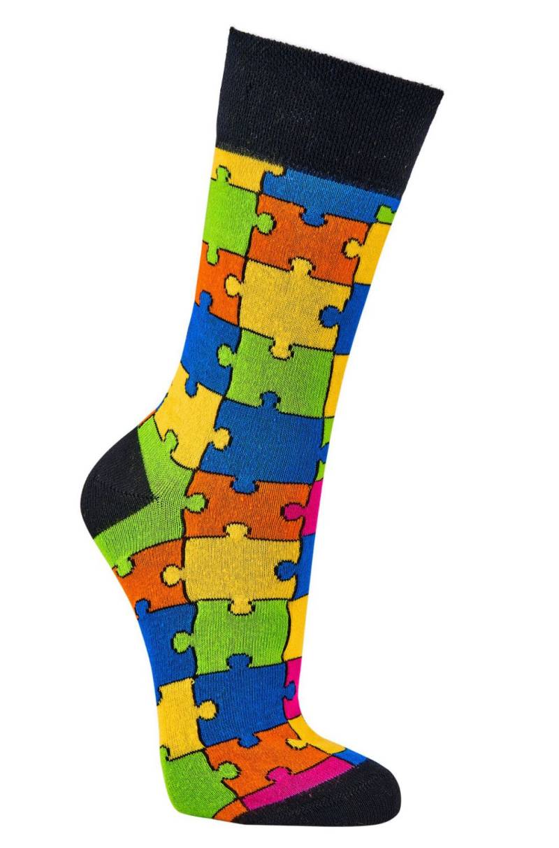 Socks4Fun Puzzlesocken - 2 Paare - Socken 42-47 von socks4fun