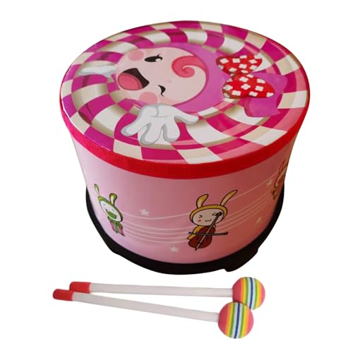 Bodentrommel mit Holzstab, Handheld-Percussion-Instrument, Spielzeug für Kinder, Hand für Kinder, pädagogisches Musikspielzeug, Kinder, gemahlenes Orff-Tamburin Bodentrommel mit Holzstab, Handheld-Percussion-Instrument, Spielzeug für Kinder, Hand für Kinder, pädagogisches Musikspielzeug, Kinder, gemahlenes Orff-Tamburin von sodeber