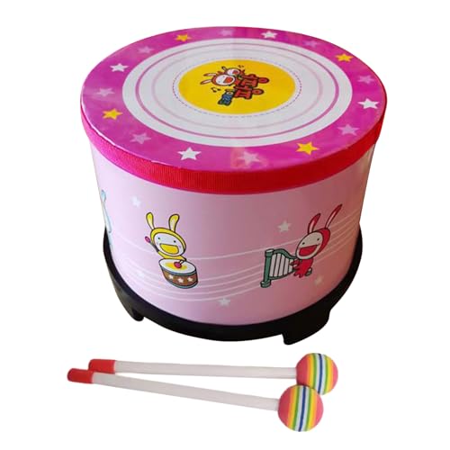 Bodentrommel mit Holzstab, Handheld-Percussion-Instrument, Spielzeug für Kinder, Hand für Kinder, pädagogisches Musikspielzeug, Kinder, gemahlenes Orff-Tamburin Bodentrommel mit Holzstab, Handheld-Percussion-Instrument, Spielzeug für Kinder, Hand für Kinder, pädagogisches Musikspielzeug, Kinder, gemahlenes Orff-Tamburin von sodeber