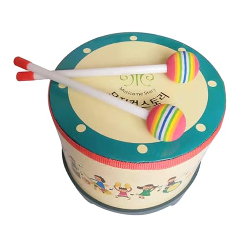 Bodentrommel mit Holzstab, Handheld-Percussion-Instrument, Spielzeug für Kinder, Hand für Kinder, pädagogisches Musikspielzeug, Kinder, gemahlenes Orff-Tamburin Bodentrommel mit Holzstab, Handheld-Percussion-Instrument, Spielzeug für Kinder, Hand für Kinder, pädagogisches Musikspielzeug, Kinder, gemahlenes Orff-Tamburin von sodeber