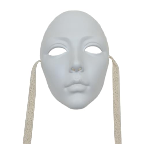 Cosplay bemalbare Vollgesichtsdekoration für Damen und Herren von sodeber