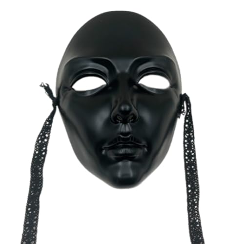 Cosplay bemalbare Vollgesichtsdekoration für Damen und Herren von sodeber