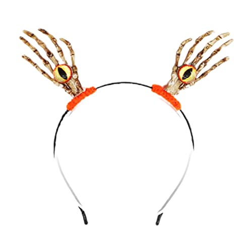 Haarspange in Skelettform, gruseliger Halter, Halloween-Party, Kopfbedeckung für Kinder Haarspange in Skelettform, gruseliger Halter, Halloween-Party, Kopfbedeckung für Kinder von sodeber