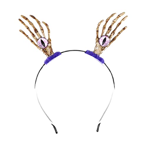 Haarspange in Skelettform, gruseliger Halter, Halloween-Party, Kopfbedeckung für Kinder Haarspange in Skelettform, gruseliger Halter, Halloween-Party, Kopfbedeckung für Kinder von sodeber
