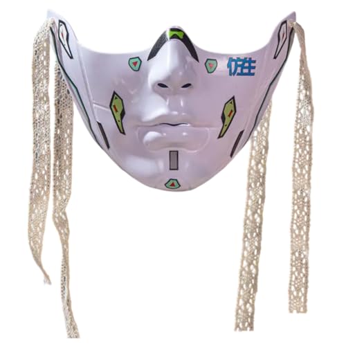 Maskerade Mechanische Halbgesichtsparty-Ästhetik, Halloween-Verkleidungsrequisiten für Erwachsene, Frauen, Männer, Geschenke von sodeber