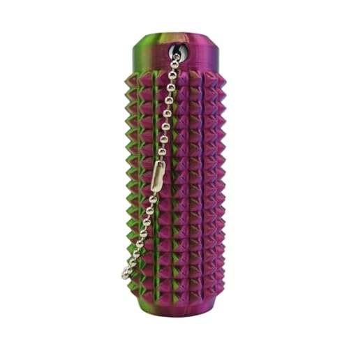 Spiky Grippie Handgreifer, Schlüsselanhänger, Spielzeug zur Stressreduzierung, Taschengröße, Roller-Spielzeug zum Entspannen der Hand, alle Altersgruppen von sodeber