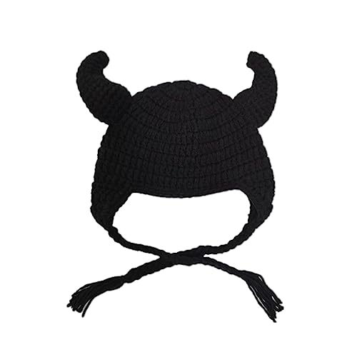 Strickmütze, Halloween, Monster, Teufel, Wintermütze, Strickmütze, Foto-Requisiten für Teenager, Erwachsene, Damen, Herren Strickmütze, Halloween, Monster, Teufel, Wintermütze, Strickmütze, Foto-Requisiten für Teenager, Erwachsene, Damen, Herren von sodeber
