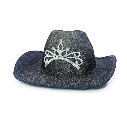 Vintage Fedora-Hut für Damen und Herren, Filz, Cowboyhut, Party, Strass, Krone, Top, Motorhaube, Cosplay Vintage Fedora-Hut für Damen und Herren, Filz, Cowboyhut, Party, Strass, Krone, Top, Motorhaube, Cosplay von sodeber