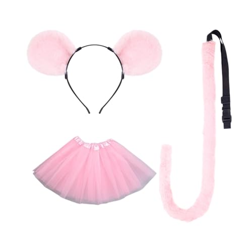 sodeber 1/2/3 Kostümzubehör-Set, Ohren, Stirnband, Schwanz, Tutus, Rock, Set, Kinder, Mädchen, Tierkostüme sodeber 1/2/3 Kostümzubehör-Set, Ohren, Stirnband, Schwanz, Tutus, Rock, Set, Kinder, Mädchen, Tierkostüme von sodeber