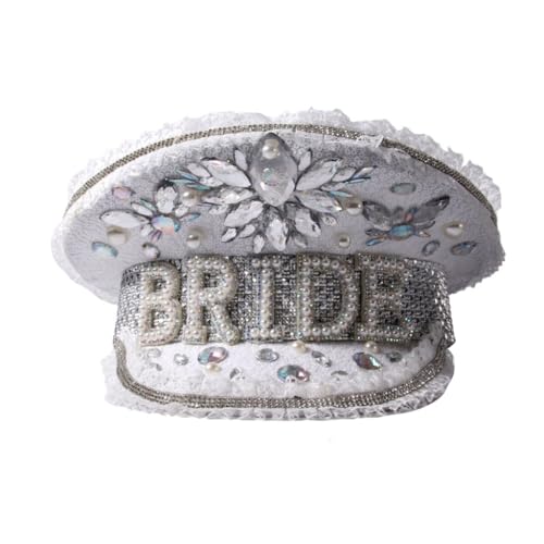 sodeber Bejeweled Crystal Captain Hat Sailor For Bachelorette Party Sergeant Versatile Club Stage sodeber Bejeweled Crystal Captain Hat Sailor For Bachelorette Party Sergeant Versatile Club Stage von sodeber