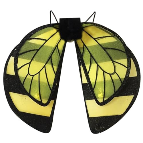 sodeber Bienen-Flügel mit Stirnband, Kostüm, Kinder, Schmetterling, Halloween, für Mädchen sodeber Bienen-Flügel mit Stirnband, Kostüm, Kinder, Schmetterling, Halloween, für Mädchen von sodeber