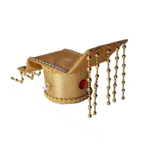 sodeber Chinesischer Kostüm-Hut für Rollenspiele und Verkleidungen, Ornament, Erwachsene, Hochzeit, Geburtstag, Party, Requisiten, Cosplay von sodeber