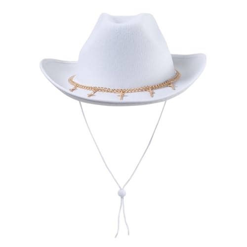 sodeber Cowboyhut mit breiter Krempe, Ritter für Disco, Haus, Cocktailpartys, Urlaub, einfacher Komiker, Schauspieler mit von sodeber