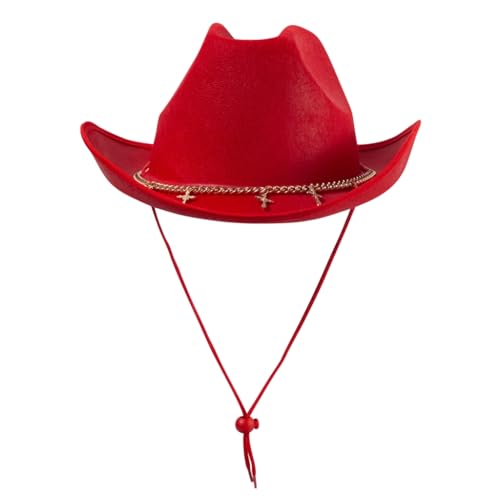 sodeber Cowboyhut mit breiter Krempe, Ritter für Disco, Haus, Cocktailpartys, Urlaub, einfacher Komiker, Schauspieler mit von sodeber